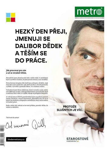 Obálka e-magazínu deník METRO 8.8.2017