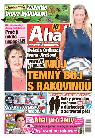 Obálka e-magazínu AHA! 5.5.2018