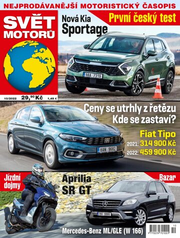 Obálka e-magazínu Svět motorů 10/2022