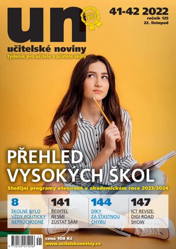 Obálka e-magazínu Učitelské noviny 41-42/2022