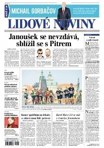 Obálka e-magazínu Lidové noviny 12.5.2014