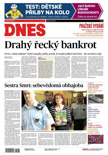 Obálka e-magazínu MF Dnes 23.6.2015