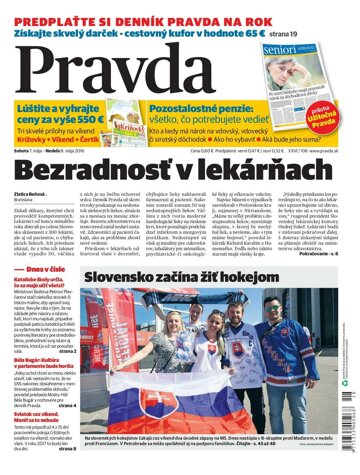 Obálka e-magazínu Pravda 7.5.2016