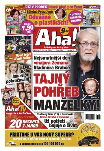 Obálka e-magazínu AHA! 15.6.2016