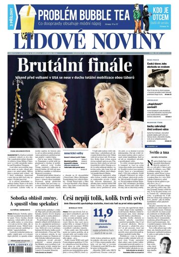 Obálka e-magazínu Lidové noviny 5.11.2016