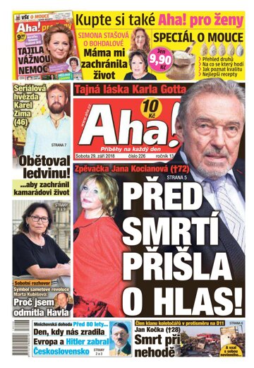 Obálka e-magazínu AHA! 29.9.2018