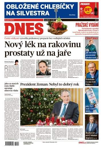 Obálka e-magazínu MF Dnes 27.12.2021