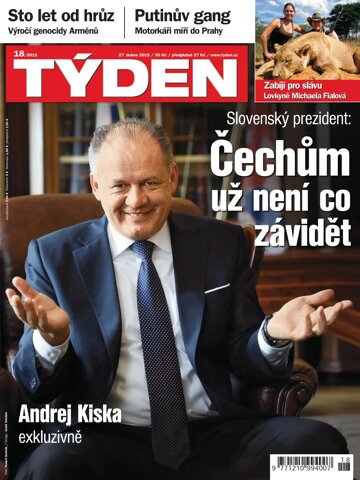 Obálka e-magazínu Týden 18/2015