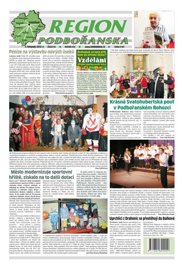 Obálka e-magazínu Region Podbořanska 44/2016