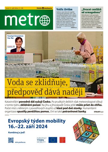 Obálka e-magazínu deník METRO 17.9.2024