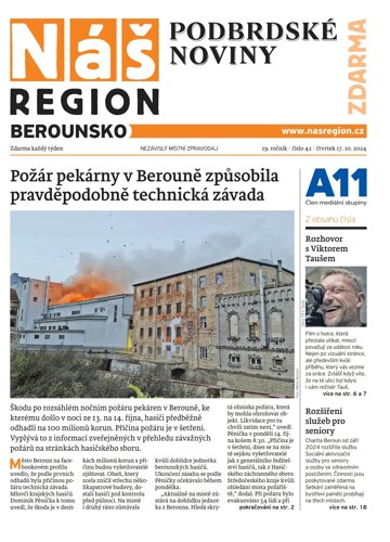 Obálka e-magazínu Náš Region - Berounsko 42/2024