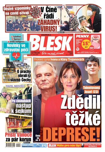 Obálka e-magazínu Blesk 8.1.2025