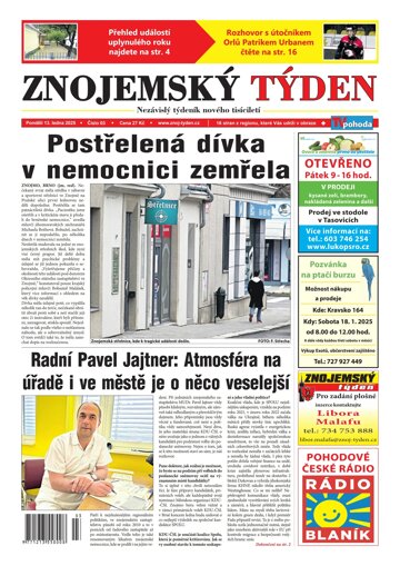 Obálka e-magazínu Znojemský týden 3/2025