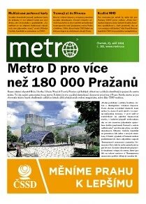 Obálka e-magazínu deník METRO 25.9.2014