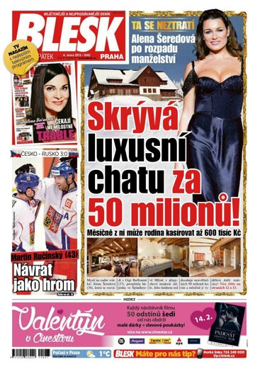 Obálka e-magazínu Blesk 6.2.2015