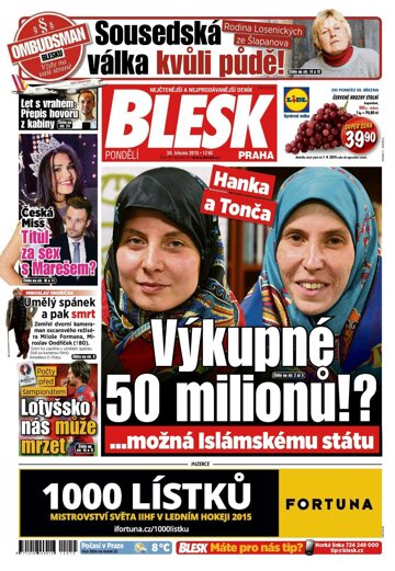 Obálka e-magazínu Blesk 30.3.2015