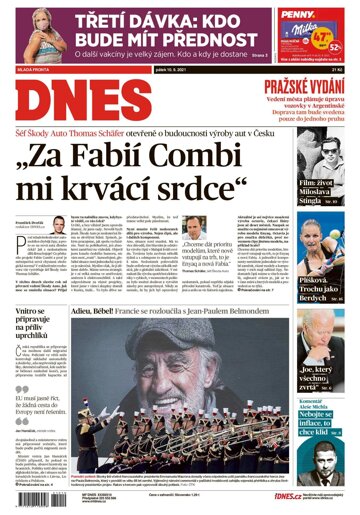 Obálka e-magazínu MF Dnes 10.9.2021