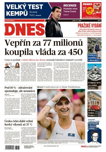 Obálka e-magazínu MF Dnes 14.7.2023