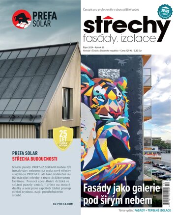 Obálka e-magazínu Střechy, Fasády, Izolace 10/2024