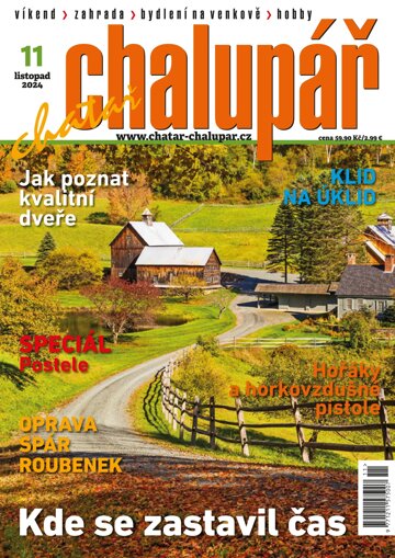 Obálka e-magazínu Chatař Chalupář 11/2024