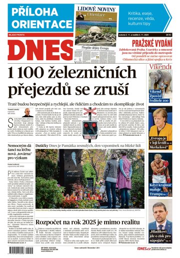 Obálka e-magazínu MF Dnes 2.11.2024