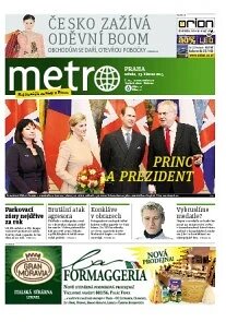 Obálka e-magazínu deník METRO 13.3.2013