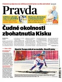 Obálka e-magazínu Pravda 15. 2. 2014