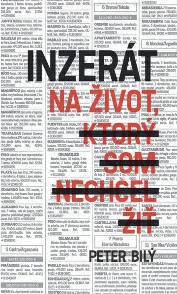 Obálka knihy Inzerát na život, ktorý som nechcel žiť