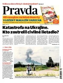 Obálka e-magazínu Pravda 18.7.2014