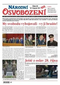 Obálka e-magazínu Národní Osvobození 24/2014