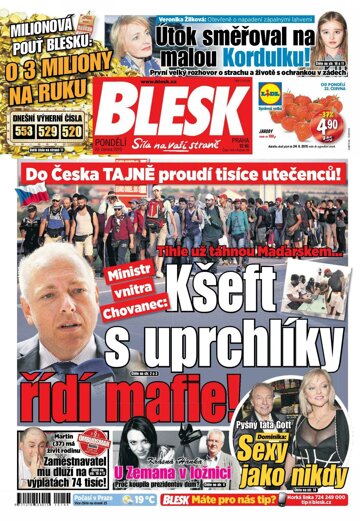 Obálka e-magazínu Blesk 22.6.2015