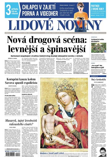 Obálka e-magazínu Lidové noviny 8.8.2015