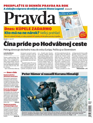 Obálka e-magazínu Pravda 16.5.2017