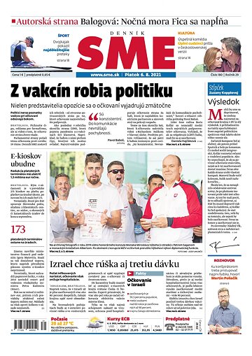 Obálka e-magazínu SME 6-8-2021