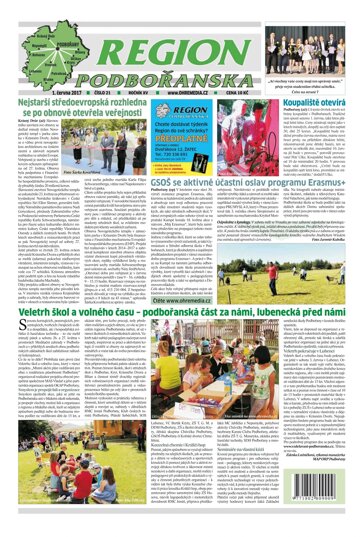 Obálka e-magazínu Region Podbořanska 21/2017