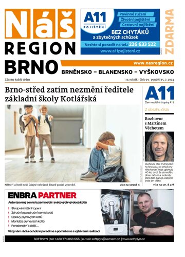 Obálka e-magazínu Náš Region - Brno 29/2024
