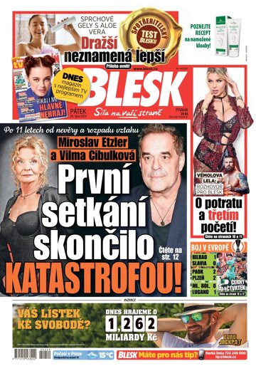 Obálka e-magazínu Blesk 25.10.2024