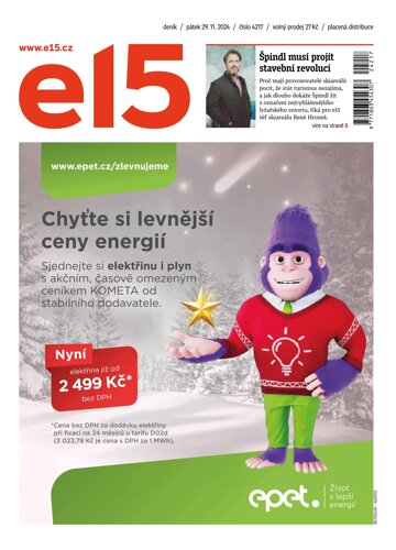 Obálka e-magazínu E15 29.11.2024