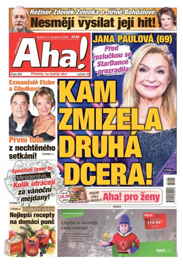 Obálka e-magazínu AHA! 14.12.2024