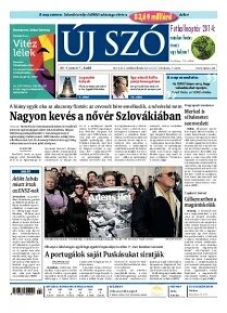 Obálka e-magazínu Új Szó 7.1.2014