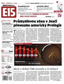 Obálka e-magazínu E15 14.5.2014