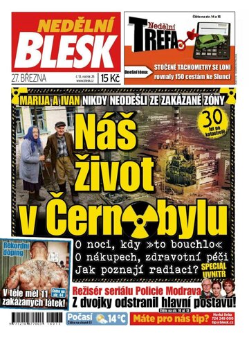 Obálka e-magazínu Blesk 27.3.2016