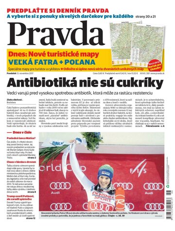 Obálka e-magazínu Pravda 13. 11. 2017