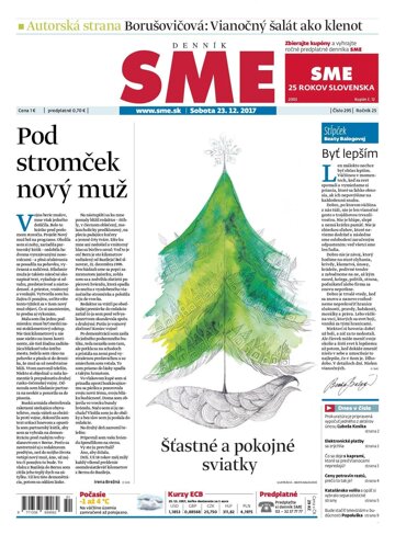 Obálka e-magazínu SME 23.12.2017