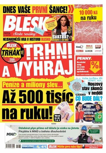 Obálka e-magazínu Blesk 12.2.2021