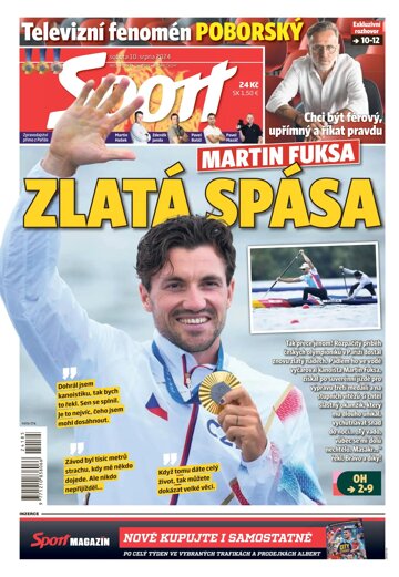 Obálka e-magazínu Sport 10.8.2024