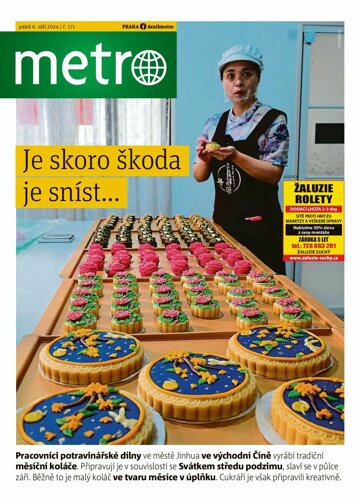 Obálka e-magazínu deník METRO 6.9.2024