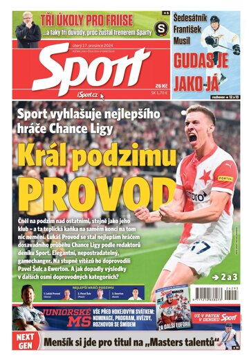 Obálka e-magazínu Sport 17.12.2024