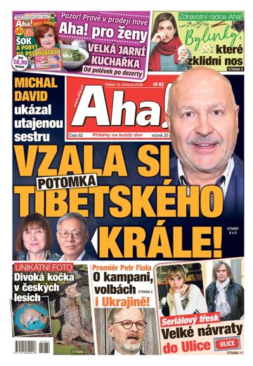 Obálka e-magazínu AHA! 14.3.2025