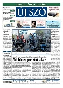 Obálka e-magazínu Új Szó 1.10.2014